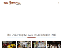 Tablet Screenshot of dollhospital.com.au